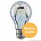 Immagine 2 - V-Tac Lampadina E27 Filamento LED 3W Bulb A60 Vetro Specchiato Argento Effetto 3D - SKU 2704