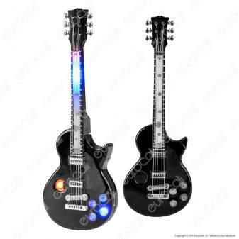 Champ Accendino USB Ricaricabile Antivento a Forma di Chitarra Elettrica - 1 Accendino