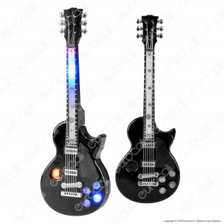 Champ Accendino USB Ricaricabile Antivento a Forma di Chitarra Elettrica - 1 Accendino