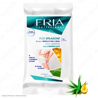 Fria Salviette Post Epilazione con Salvia e Olio di Argan - 18 Salviettine