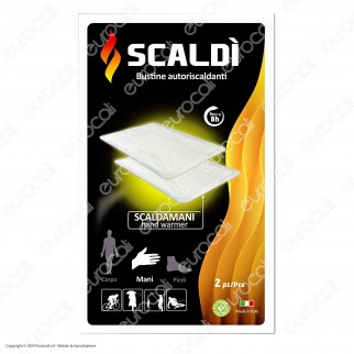 Scaldì Salviette Scaldamani - 10 Bustine autoriscaldanti