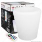 Immagine 1 - V-Tac VT-7805 Lampada a Forma di Vaso Multicolor RGB LED 1W Ricaricabile con Telecomando IP54 - SKU 40181