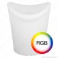 Immagine 2 - V-Tac VT-7806 Lampada LED Ice Bucket Multicolor RGB LED 3W Ricaricabile con Telecomando IP54 - SKU 40191