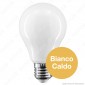 Immagine 2 - Intereurope Light Lampadina LED E27 8W Bulb A60 Milky Filamento - mod. LL-HPFM2708C