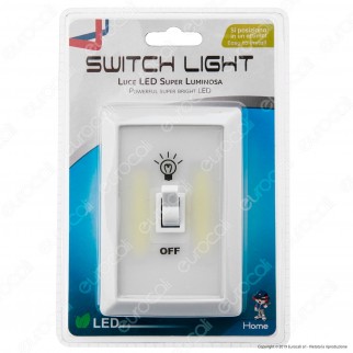Intergross Switch Light Luce LED a Batteria con Interruttore a Levetta