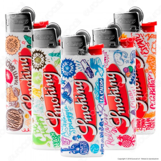 Bic Mini J25 Piccolo Fantasia Summer - 5 Accendini Bic Mini J25 Piccolo Fantasia Summer - 5 Accendini