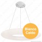 Immagine 2 - V-Tac VT-7910 Lampadario LED a Sospensione 105W Bianca Forma