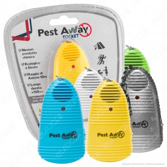 Intergross Pest Away Pocket Antizanzare Portatile ad Ultrasuoni