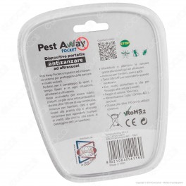 Intergross Pest Away Pocket Antizanzare Portatile ad Ultrasuoni