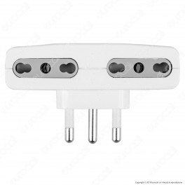 V-Tac Multipresa Adattatore Quadruplo con Spina 16A - SKU 8726