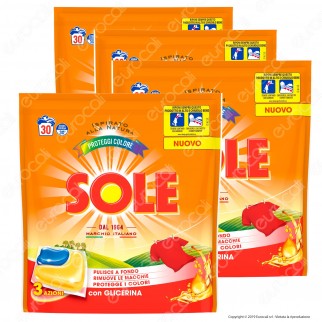 Kit Risparmio Sole Perle Proteggi Colore GelCaps Detersivo