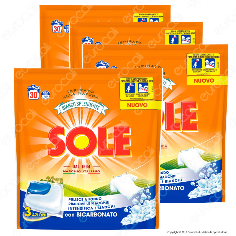 Kit Risparmio Sole Perle Di Pulito GelCaps Detersivo Superconcentrato
