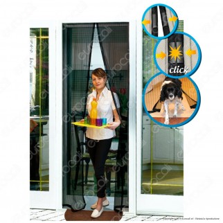 Kit 2 Buzz Away Intergross Zanzariera Magnetica con Chiusura Automatica