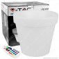 V-Tac VT-7808 Lampada a Forma di Vaso Multicolor RGB LED 3W Ricaricabile con Telecomando IP54 - SKU 40211