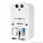 Immagine 3 - V-Tac Adattatore Singolo Universale con 2 Prese USB Colore Bianco - SKU 8704