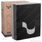 Celtex Megamini Black Dispenser di Asciugamani Interfogliati da Muro - Colore Nero [TERMINATO]