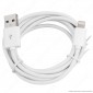 Immagine 2 - V-Tac VT-5552 USB Data Cable Lighting Certificato MFI Colore Bianco Cavo 1,5m - SKU 8453