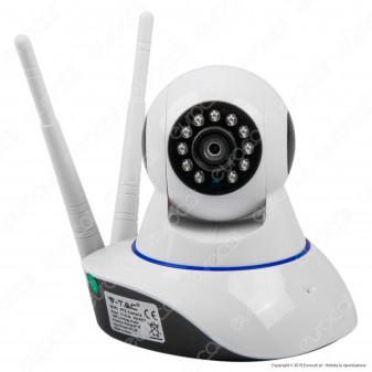 V-Tac VT-5120 Telecamera di Sorveglianza Wifi IP PTZ 720p - SKU 8377