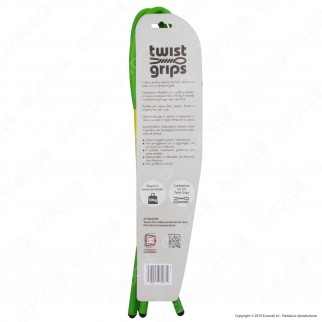 Intergross Twist Grips Cavi Flessibili Multiuso in Metallo con Rivestimento in Gomma - Confezione da 2 Cavi