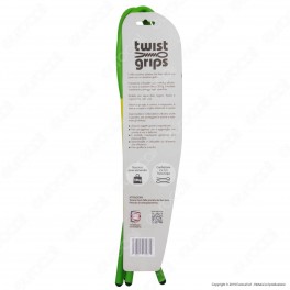 Intergross Twist Grips Cavi Flessibili Multiuso in Metallo con Rivestimento in Gomma - Confezione da 2 Cavi