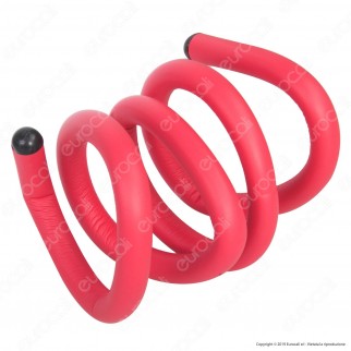 Intergross Twist Grips Cavi Flessibili Multiuso in Metallo con Rivestimento in Gomma - Confezione da 2 Cavi