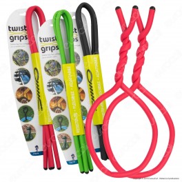 Intergross Twist Grips Cavi Flessibili Multiuso in Metallo con Rivestimento in Gomma - Confezione da 2 Cavi
