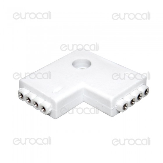 Connettore Angolare Consecutivo a L per Strisce LED Multicolore RGB Connettore Angolare Consecutivo a L per Strisce LED Multicolore RGB