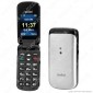 Switel M215 Mobile Telefono Cellulare per Portatori di Apparecchi Acustici Colore Argento [TERMINATO]
