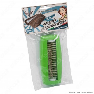 Intergross Spazzola Aspirabriciole Manuale con Rullo 