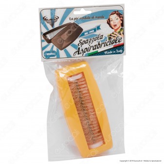 Intergross Spazzola Aspirabriciole Manuale con Rullo 