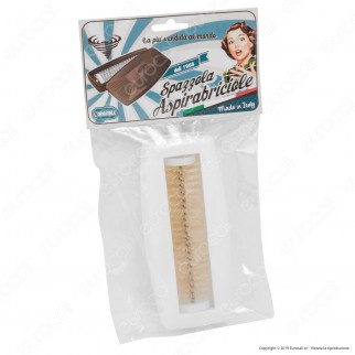 Intergross Spazzola Aspirabriciole Manuale con Rullo 
