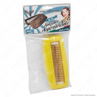 Intergross Spazzola Aspirabriciole Manuale con Rullo 