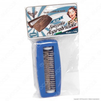 Intergross Spazzola Aspirabriciole Manuale con Rullo 