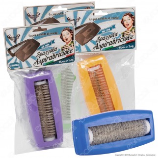Intergross Spazzola Aspirabriciole Manuale con Rullo 