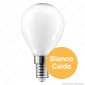 Bot Lighting Lampadina LED E14 6W MiniGlobo P45 Milky Filamento Extra-Lungo - mod. MLD3006X2