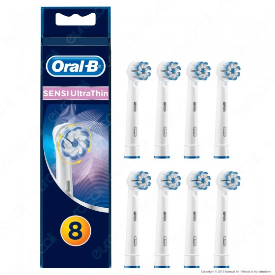 [EBAY] Oral-B Testine Di Ricambio Per Spazzolino Elettrico Sensi Ultrathin 8 Pz