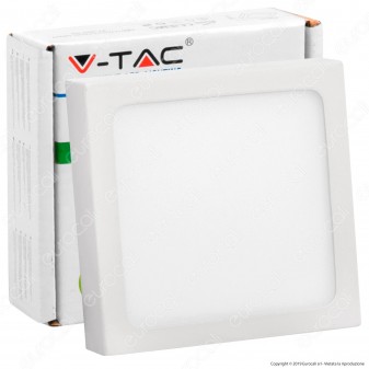 V-Tac VT-605 SQ Pannello LED Quadrato 6W - SKU 4907 / 4908 / 4909