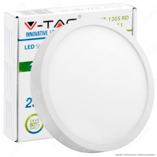 V-Tac VT-1205 RD Pannello LED Rotondo 12W - SKU 4911