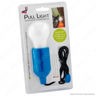 Intergross Pull Light Lampadina LED Senza Fili a Batteria da Appendere