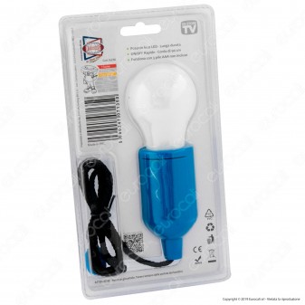 Intergross Pull Light Lampadina LED Senza Fili a Batteria da Appendere