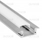 V-Tac Profilo in Alluminio per Strisce LED mod. 9990 - Lunghezza 1 metro - SKU 9990 [TERMINATO]