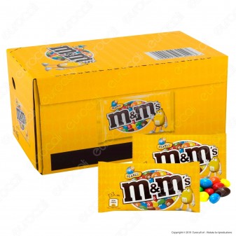 M&M's Peanut Confetti con Arachidi Ricoperte di Cioccolato - Box con 24 Bustine da 45g
