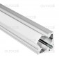 V-Tac Profilo Angolare in Alluminio per Strisce LED mod. 9987 - Lunghezza 1 metro - SKU 9987 [TERMINATO]