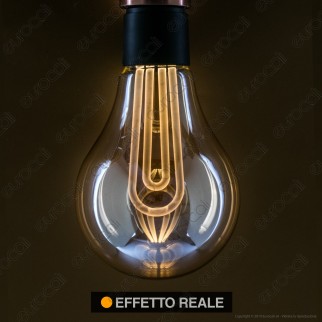 V-Tac VT-2235 Lampadina LED E27 5W Bulb G100 Ambrata - SKU 2748