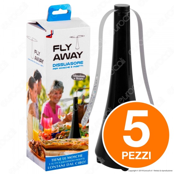 Kit 2 Intergross Fly Away Dissuasore per Mosche e Insetti Kit 2 Intergross Fly Away Dissuasore per Mosche e Insetti