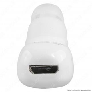 V-Tac VT-6500 Auricolare Bluetooth Mini Earbuds Colore Bianco - SKU 7705