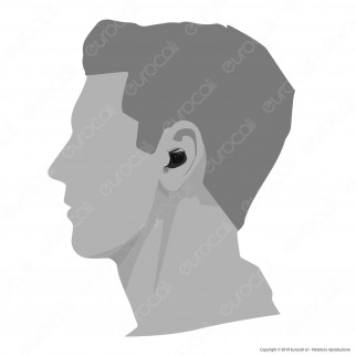 V-Tac VT-6500 Auricolare Bluetooth Mini Earbuds Colore Nero - SKU 7704