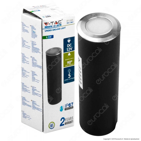 V-Tac VT-1141 Punto Luce LED 0,5W Segnapasso da Interramento IP67 - SKU 1463 V-Tac VT-1141 Punto Luce LED 0,5W Segnapasso da Interramento IP67 - SKU 1463