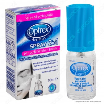Optrex ActiMist Spray 2in1 Per Occhi Secchi e Irritati - Flacone da 10ml