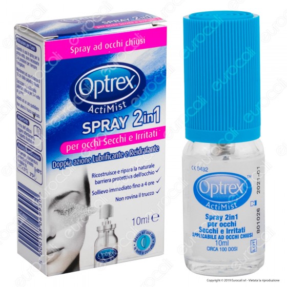 Optrex ActiMist Spray 2in1 Per Occhi Secchi e Irritati - Flacone da 10ml Optrex ActiMist Spray 2in1 Per Occhi Secchi e Irritati - Flacone da 10ml